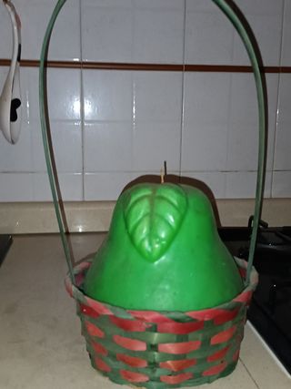 Cesto + Candela Pera Verde
