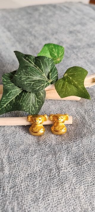 Pendientes Oro 24k 