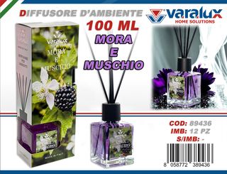 12 pezzi diffusore 100ml Mora & Muschio