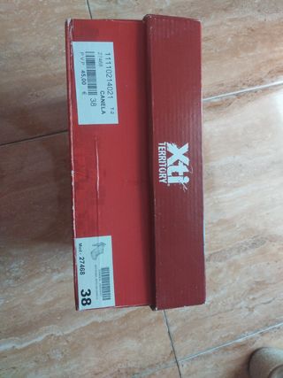 Botines ante marrón mujer