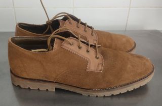 Zapatos de ante marrón