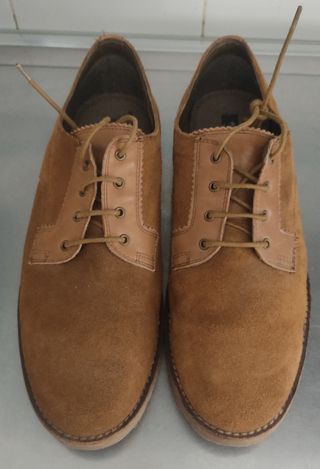 Zapatos de ante marrón