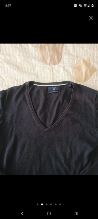 Jersey Gant azul marino talla S