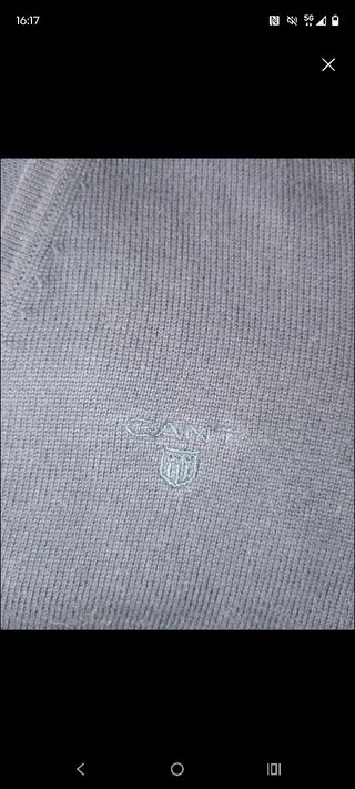 Jersey Gant azul marino talla S