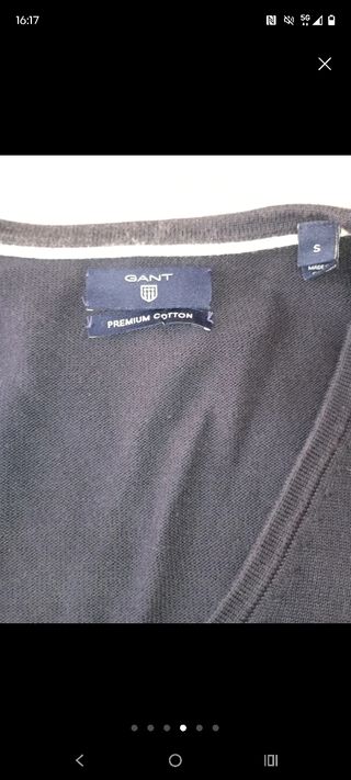 Jersey Gant azul marino talla S