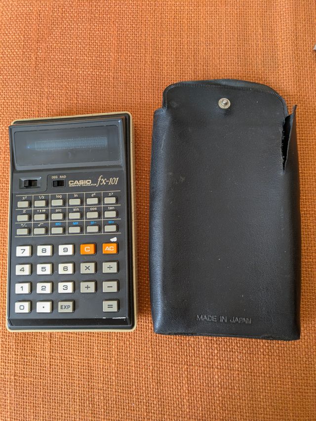 Casio fx-101 Calcolatrice Scientifica Vintage