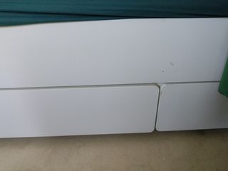 Cama nido Slack blanca de madera con cajones