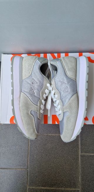 SUN68 Sneakers - Tg. 36 Argento