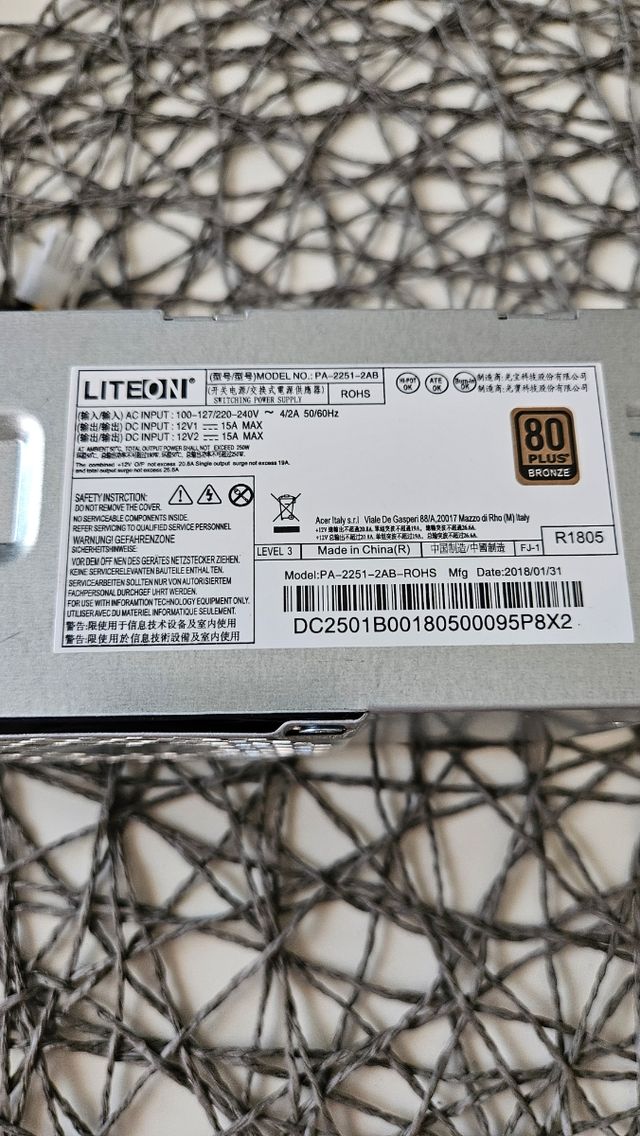 Alimentatore Liteon PA-2291-2AB