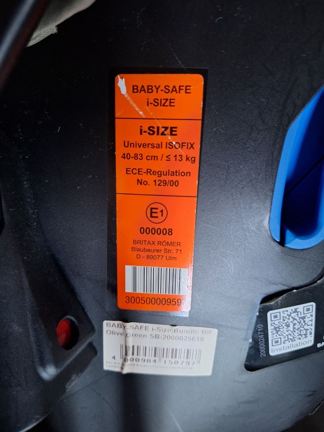 Britax Römer Baby Safe I-Size Silla coche