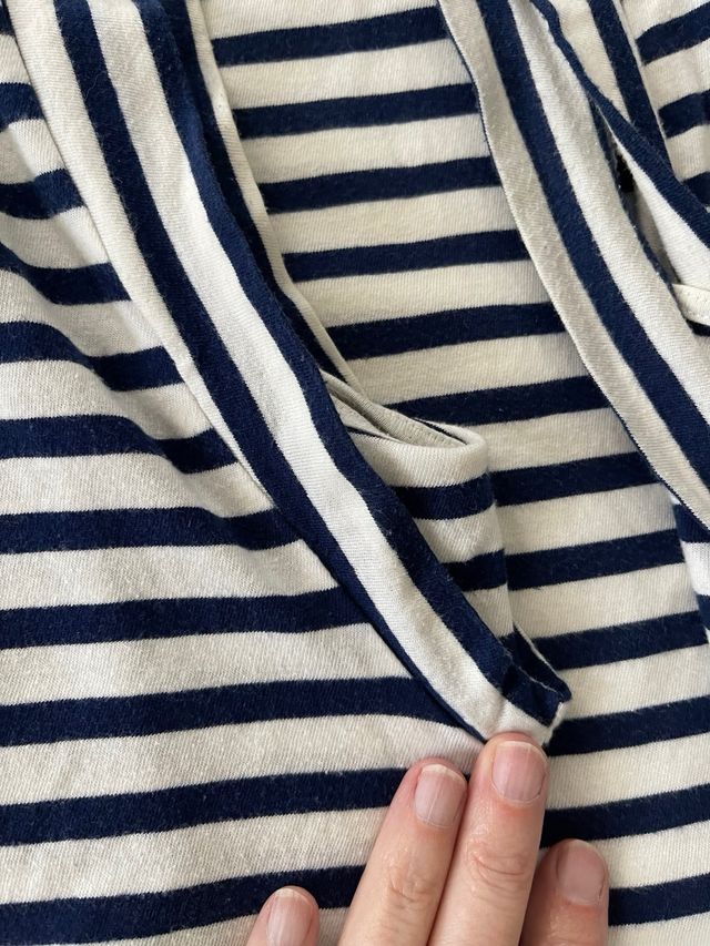 Camiseta Zara rayas marineras M