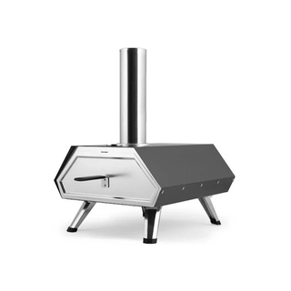Forno Pizza Portatile a pellet in acciaio inox