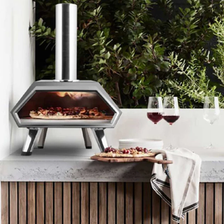 Forno Pizza Portatile a pellet in acciaio inox