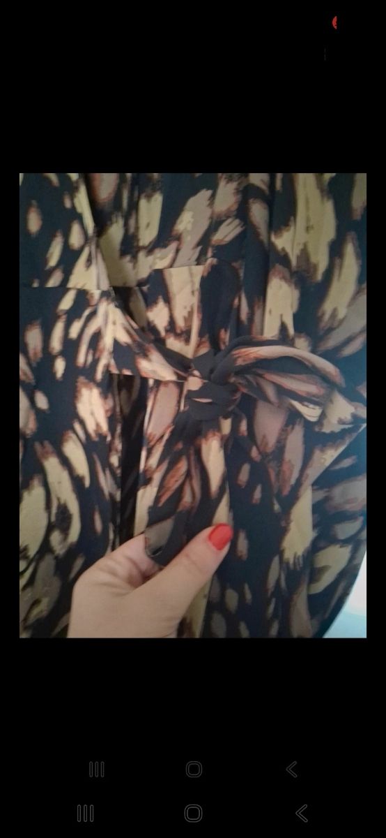 Vestito corto Leopardo Tg L / 44 italiana.