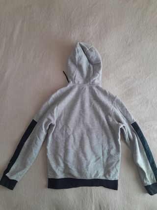 Chaqueta Nike Air gris-negra