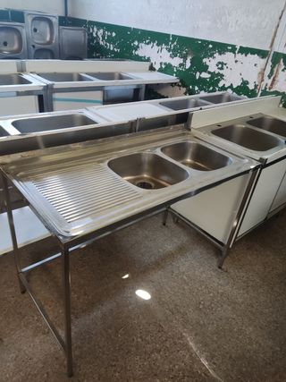 FREGADERO INDUSTRIAL DE 120 CM