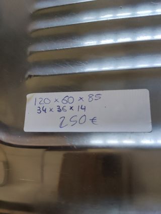 FREGADERO INDUSTRIAL DE 120 CM