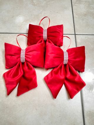 10 Fiocchi Natale velluto - Tina M Creazioni