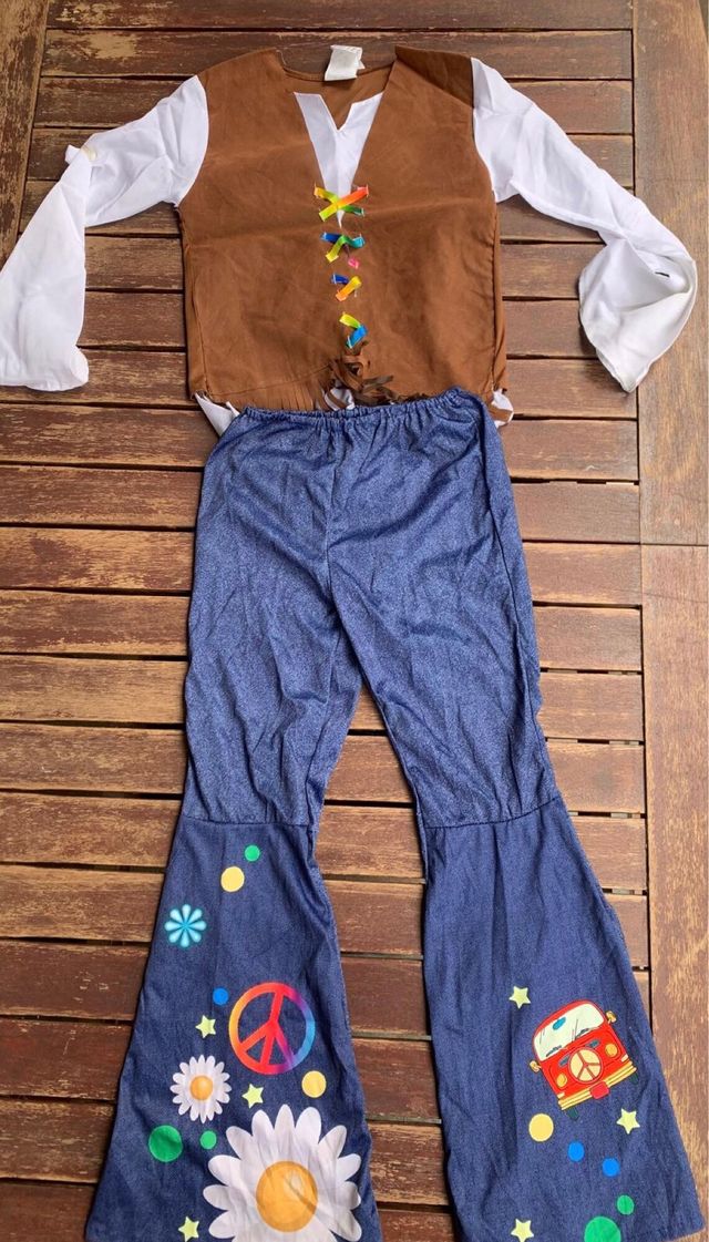 Disfraz Hippie Niño 10-12
