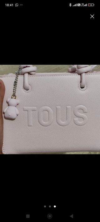 Bolso Tous rosa mini