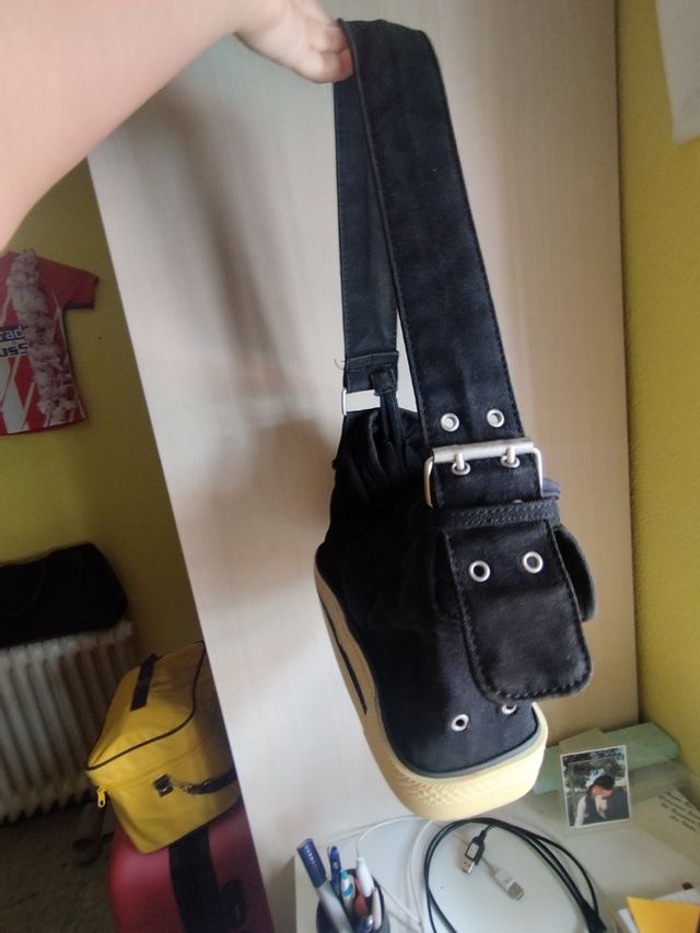 Bolso Converse vintage negro