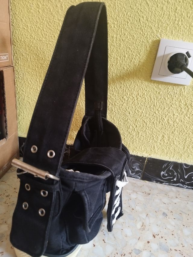 Bolso Converse vintage negro