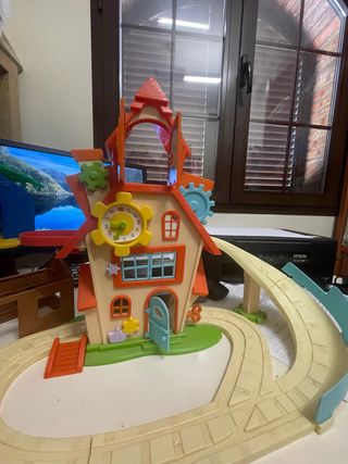 Tren casa juguete niños