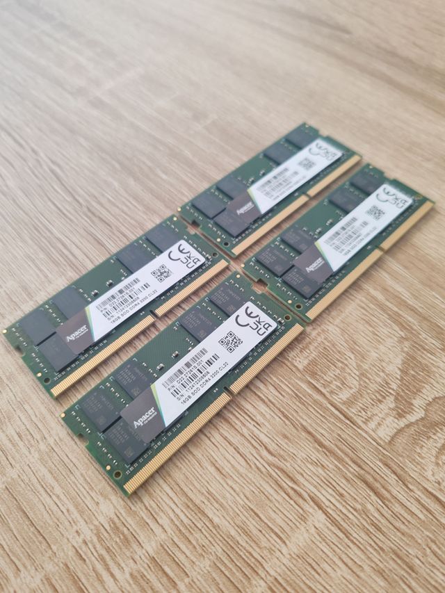 64Gb DDR4  SODIMM RAM 4x16Gb modulos nuevos