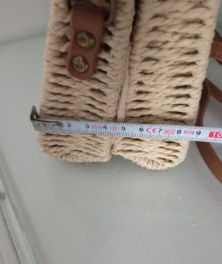 Bolso rafia multicolor