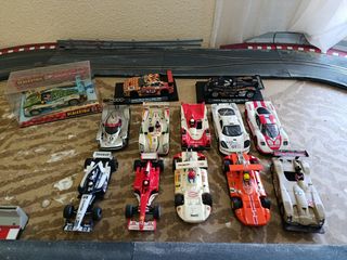 Lote 13 coches Scalextric, Ninco...