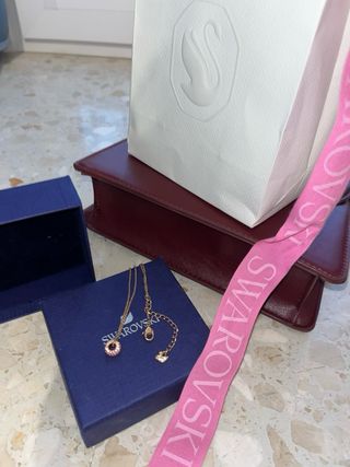 Colgante Swarovski Oro Rosa
