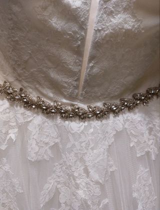 Vestido novia blanco - Talla L