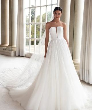 Vestido novia blanco - Talla L