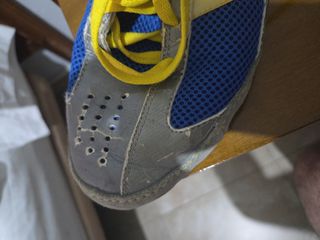 Zapatillas Adidas Lucha - Azul Amarillo