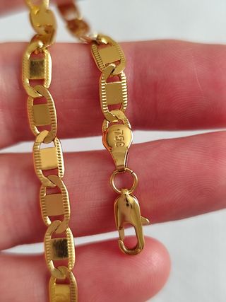 Collar y pulsera limonada oro 750 de 18k