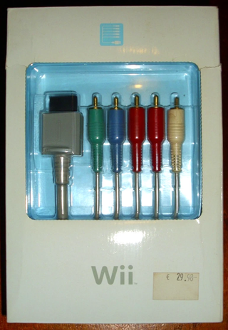 Nintendo Wii / WiiU Cable por Componentes RVL-011