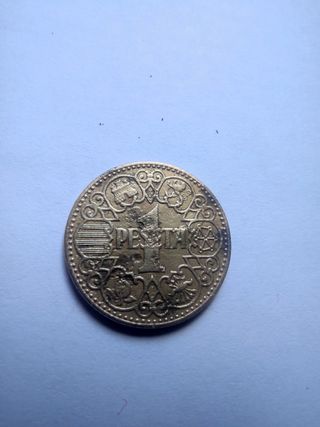 Moneda 1 Peseta 1944 España