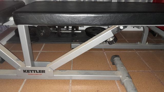 Press banca Kettler + pesas