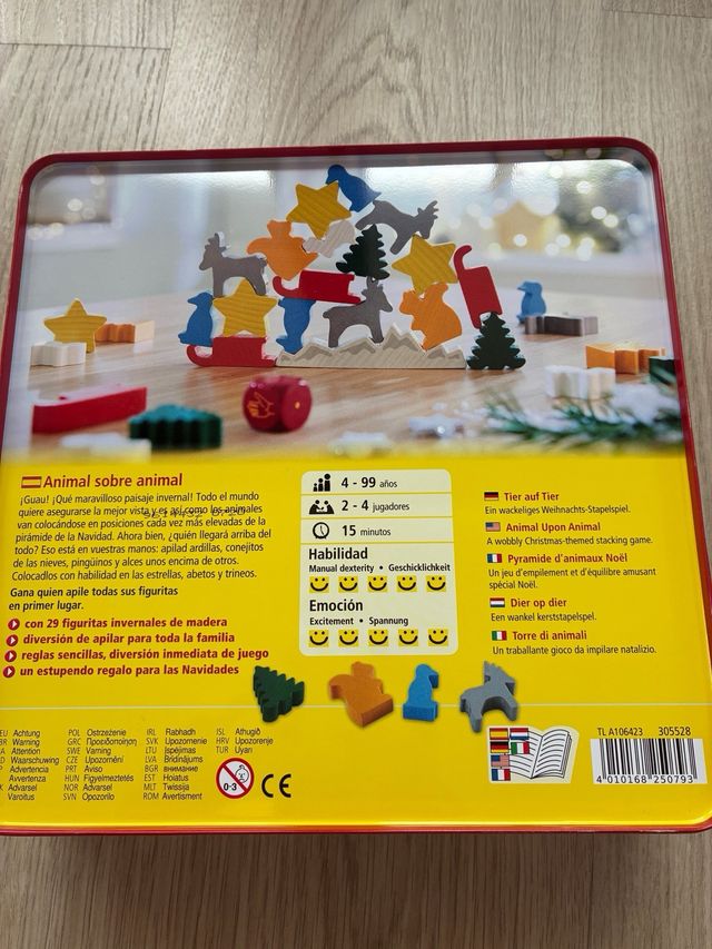 Animal sobre Animal: Juego de mesa HABA. 