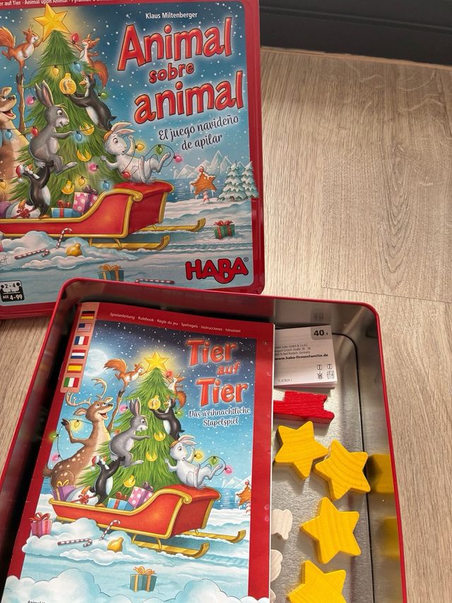 Animal sobre Animal: Juego de mesa HABA. 