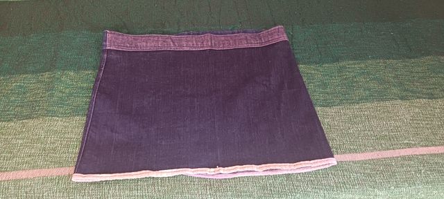 Mini falda vaquera tejana