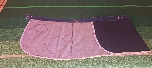 Mini falda vaquera tejana