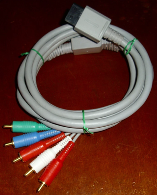 Cable por Componentes RVL-011 Nintendo Wii / WiiU 