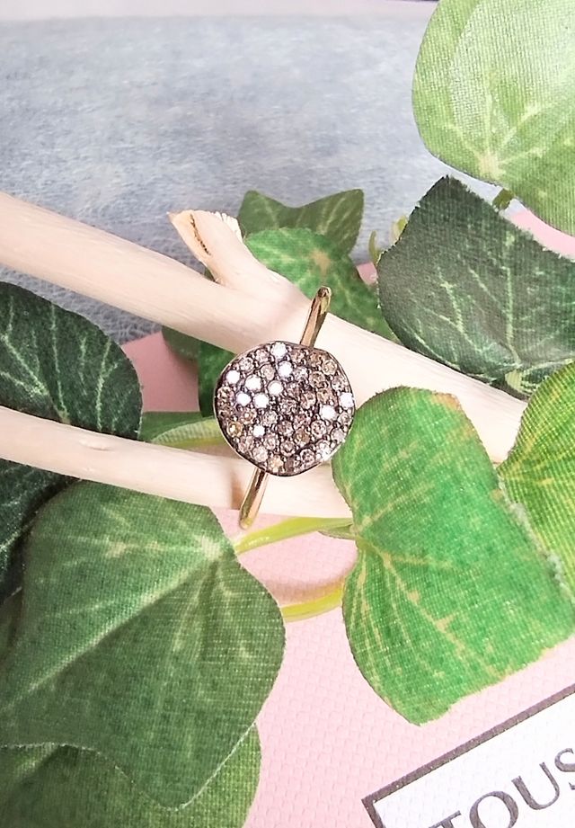 Anillo Tous Diamantes y Vermeil 