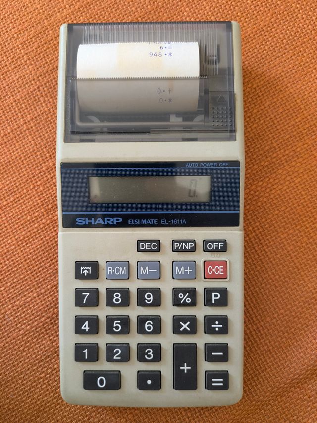 Calcolatrice Sharp EL-1611A Elsi Mate