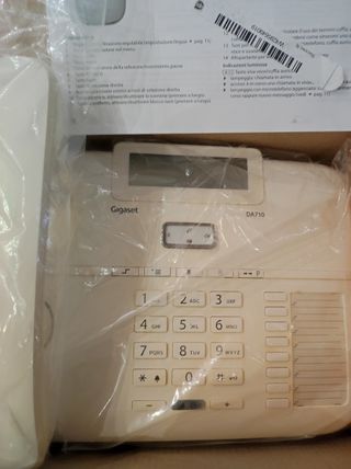 Gigaset DA710 Telefono Fisso Bianco