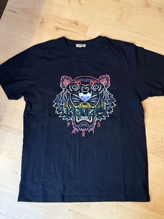 Camiseta Kenzo Tigre Negra - Talla M