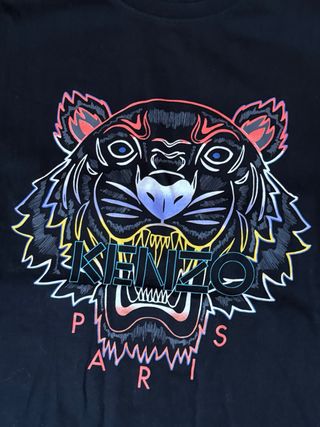 Camiseta Kenzo Tigre Negra - Talla M