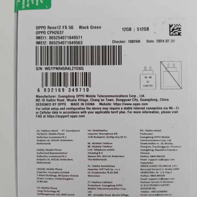 OPPOReno12 FS 5G - Verde