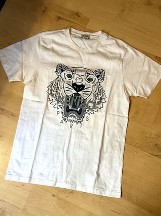 Camiseta Kenzo Tigre Blanca - Talla M